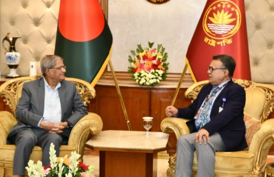 রাষ্ট্রপতির সঙ্গে জাতীয় বিশ্ববিদ্যালয়ের উপাচার্যের সৌজন্য সাক্ষাৎ